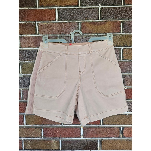 SPANX Pants - Spanx Stretch Twill 6 Inch Shorts 20358R size Small tan khaki